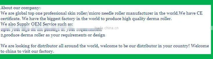2014 new arrival wrinkles removal titanium GMT 540derma roller CE approved/private label