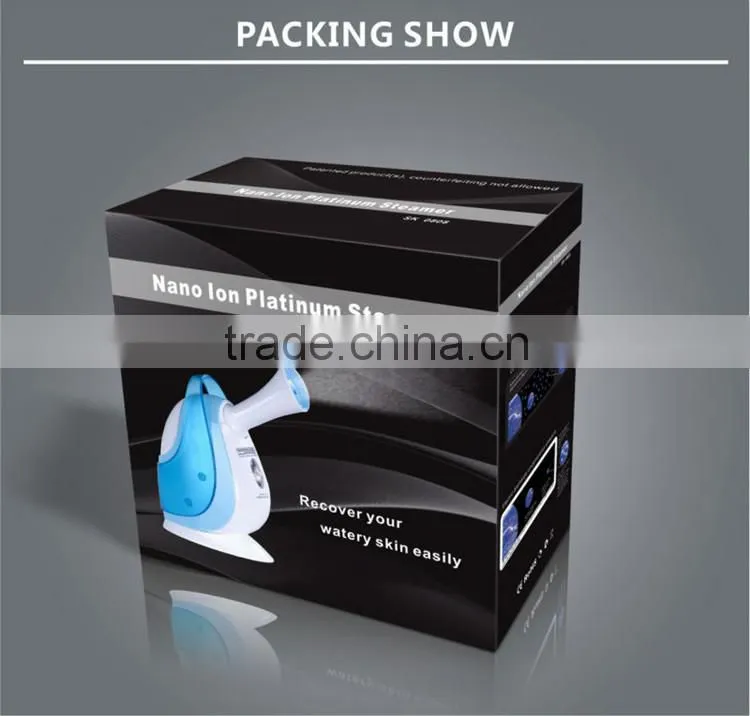 Nano Ion Platinum Facial Steamer,Mini Facial Steamer,New Home Use Ion Facial Steamer