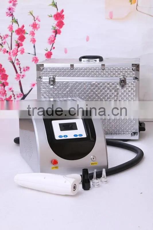 Factory direct sale portable 1064 & 532 nm nd yag laser tattoo removal machine