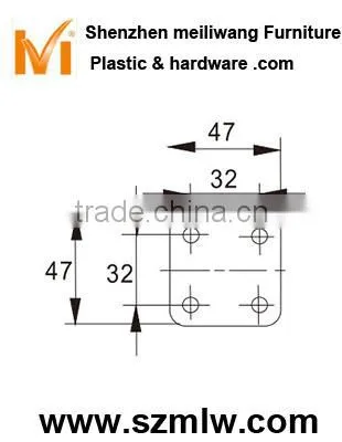 with plate and lockable furniture castors