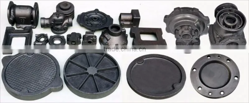 China manufacturer cast iron metal parts sand-cast sand cast