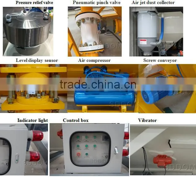 Environment friendly horizontal frame type cement silo