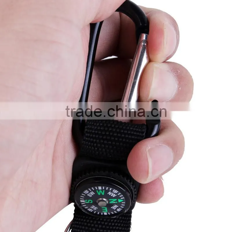 Mountaineering buckle compass