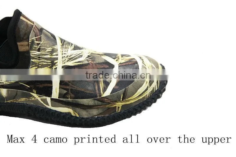 2014 New Designed Men Camo Neoprene Archer Hunting Boots
