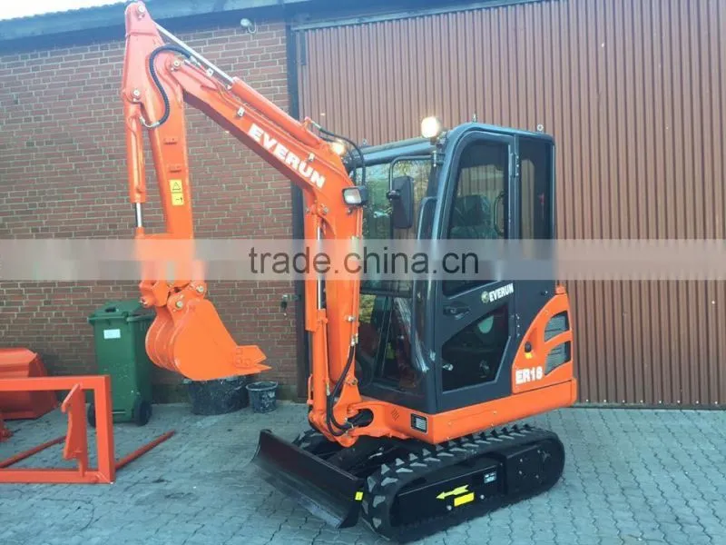 Everun brand ER18 mini Excavator with CE certificate