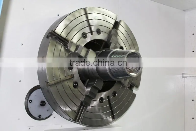 Large Hollow Spindle Bore CNC Horizontal Pipe Thread Cutting Machine