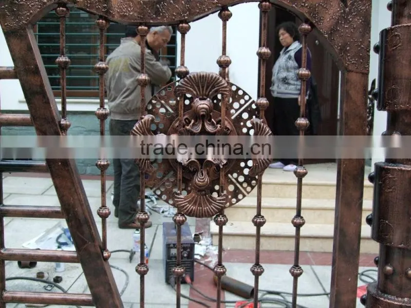 Iron Art Stamped Leaves /Fittings For Artistic Metal Gate/Fence/Stair Railings ,Iron Grills Parts Decorated
