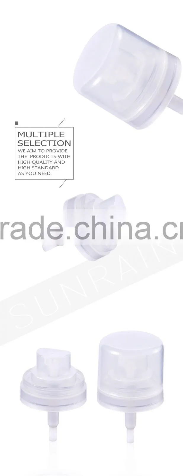 Wholesale products china logo customized fancy colorful plastic lotion pump