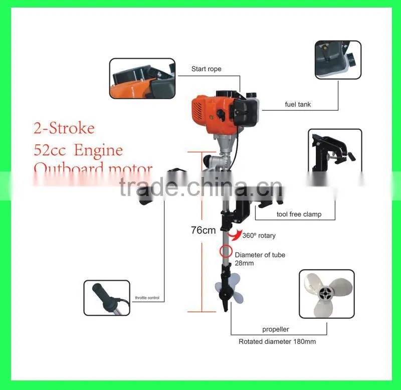 2.5HP boat engine and gasoline outboard motor with low price