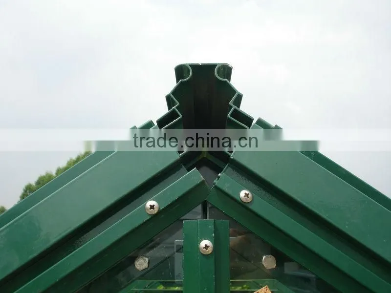 High performance aluminium large glass agricultural greenhouses