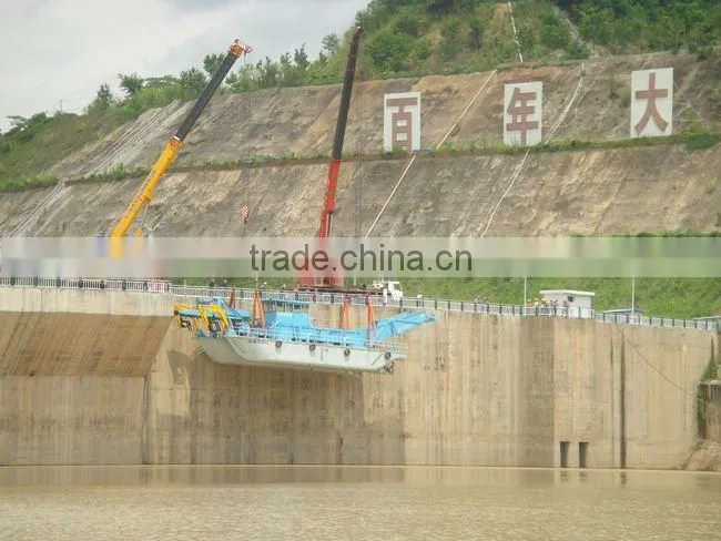 Aquatic weed harvester/Garbage salvage ship/ lake automatic cleaning machine