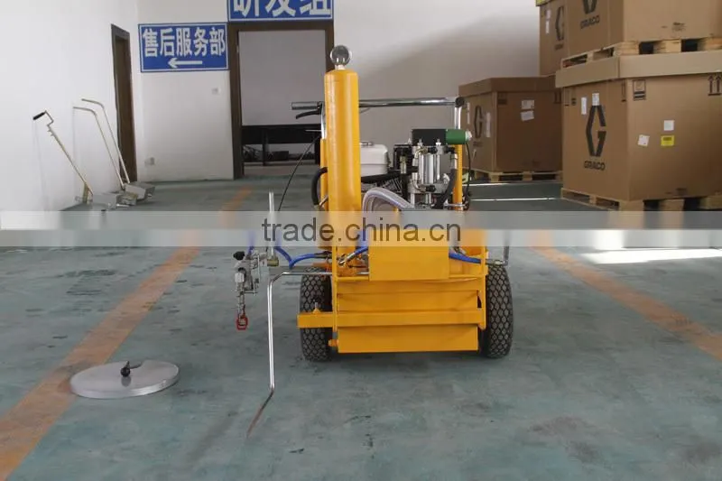 hand push high-pressure cold Solvent Hydraulic spray cold plastic road marking machine