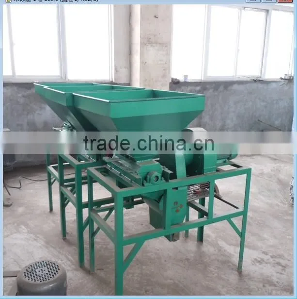 the farm using agricultural equipment of small camellia seed huller