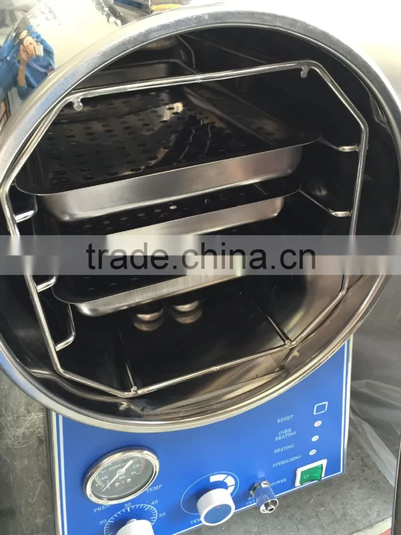 24L capacity Table Top Autoclave Steam Sterilizer
