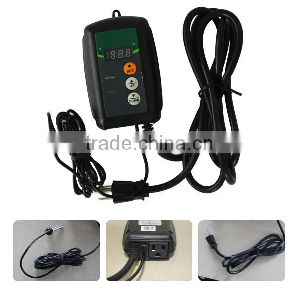 Custom greenhouse outlet thermostat