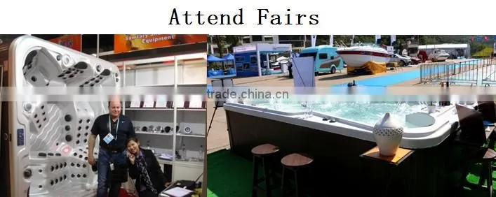 White Acrylic Whirlpool Massage Massage Type and Freestanding Installation Type pop-up tv outdoor spa