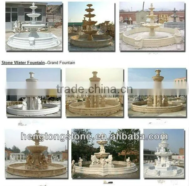 Outdoor Marble 4 Tier Water Fountain