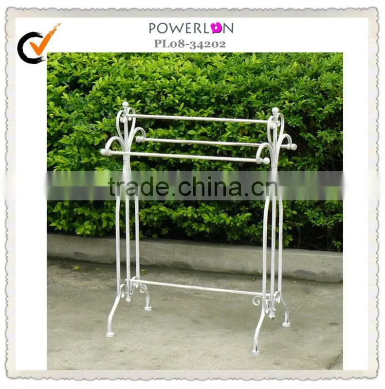 Antique White Water Proof Metal BarthroomTowel Rack PL08-34202