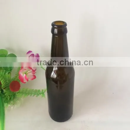 Haonai 330ML AMBER GLASS BEER BOTTLE,BROWN BOTTLE BEER 33CL,BEER BOTTLE