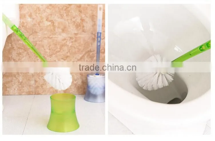 Q096 family bathroom curved handle toilet brush with holder