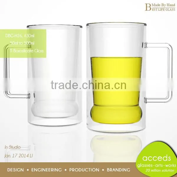 Hand Made Decoration Heat-Resistant Creative Borosilicatate Special Cups