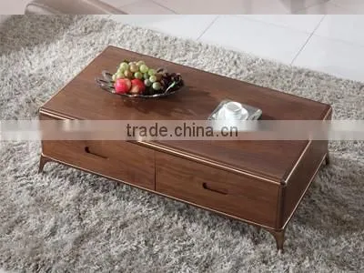 Pine Wood New Design Modern TV Cabinet with Drawers