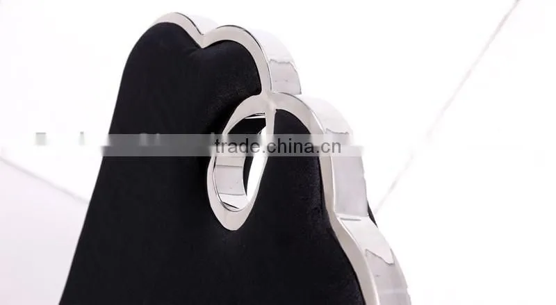 cross legs stainless steel dining chair for banquet