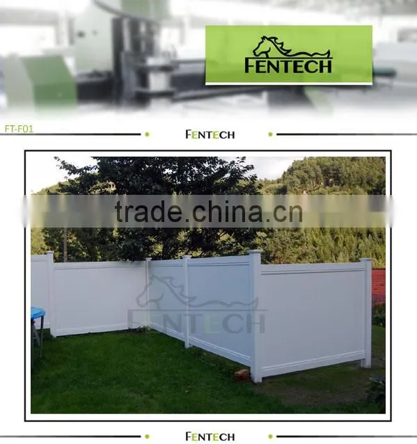 2014 Best Selling Made in China High Quality Privacy Vinyl Wall Fence