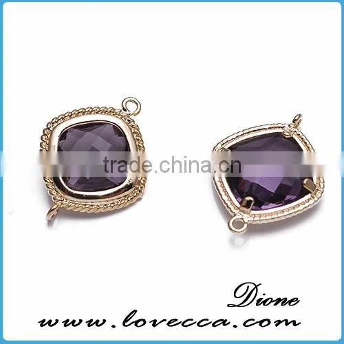 Fashion jewelry popular 12 month birthstone charms wholesale birthstone pendants