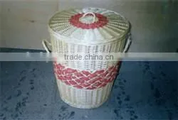 willow woven wicker basket for laundry
