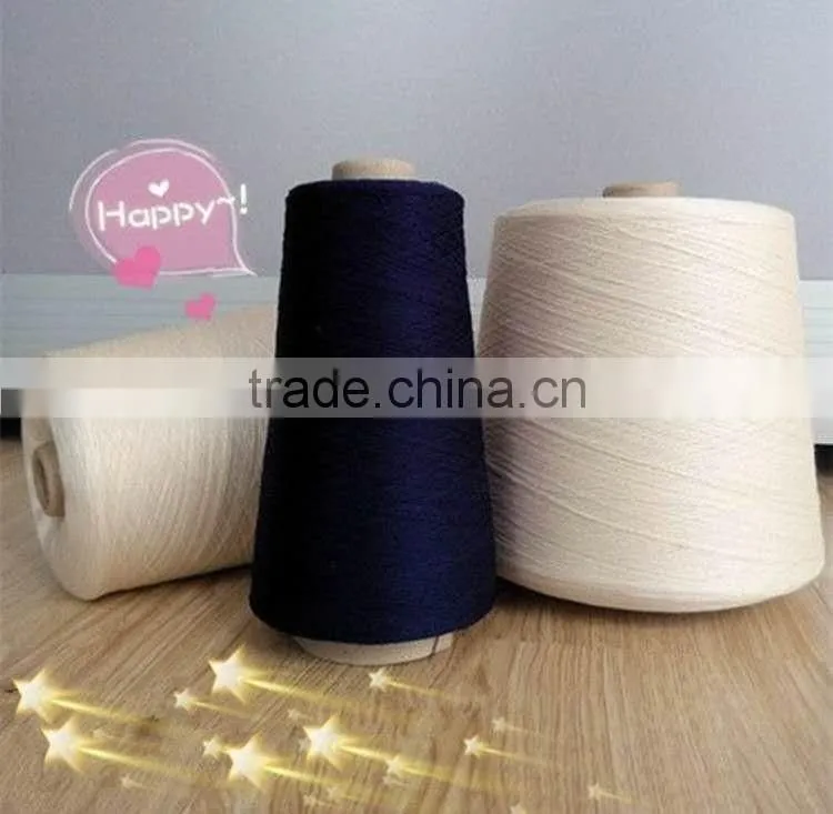 Hot sale lowest market prices for 100% dyed combed cotton yarn 10s for weaving