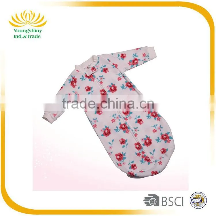 100% polyester one size for 0-12m baby sleeping bag