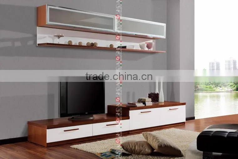living room furniture lcd tv wall units / modern design led tv wall unit