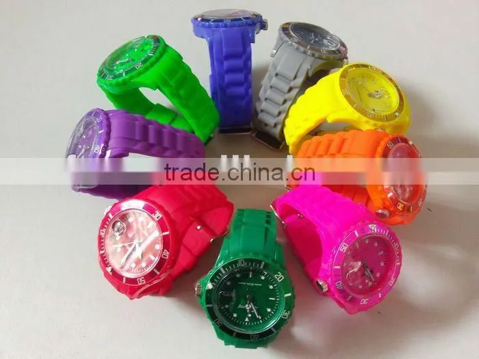 silicon watch for men with Japan movement 2013 wrist watch