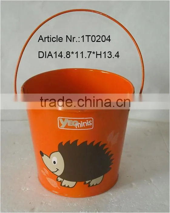 tin buckets pails decorative