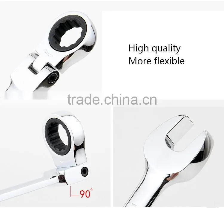 High Quality Professional 7PCS CRV Combination Spanner Wrench Set