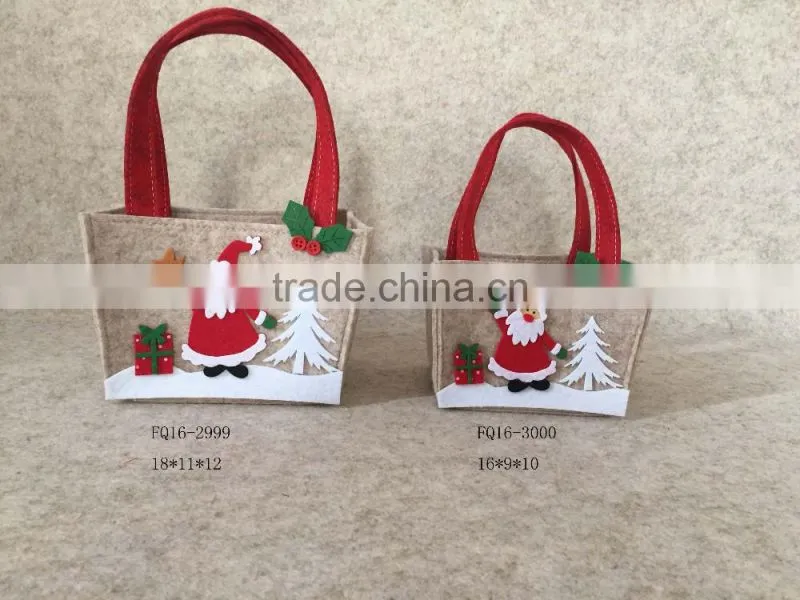 New design promotion felt shopping bag, felt christmas gift bag