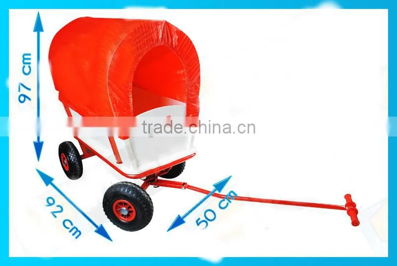 WOODEN TOOL CART TC1812 with removable tarpaulin