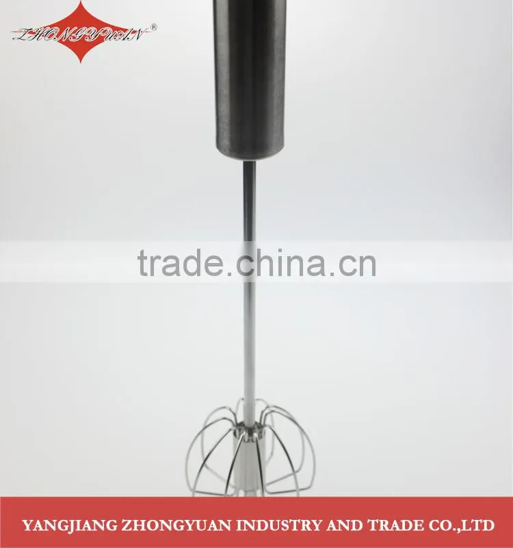 Wholesales Hand Held rotary Manual Egg Beater 14 inch Stainless Steel Mini Egg Whisks