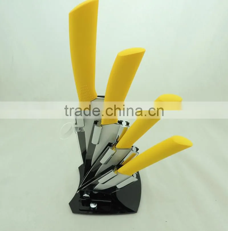 2017 Household Eco-Friendly Anti-Slip Ceramic Knives Set