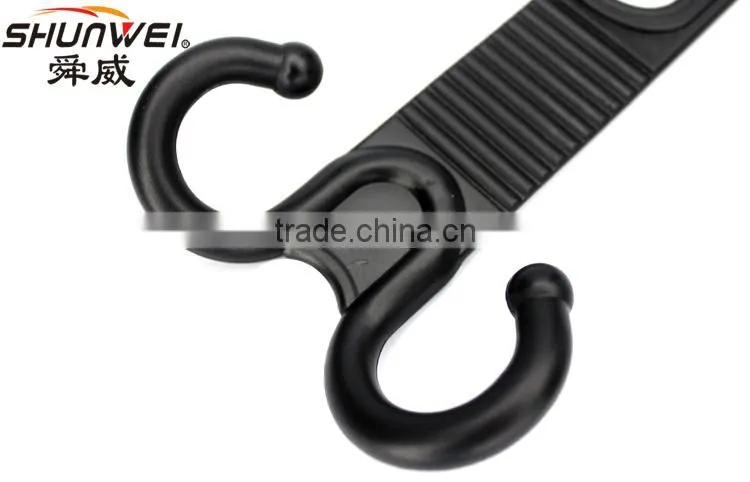 2PCS double end Car Interior Headrest Bottle & Shopping Bags Hooks