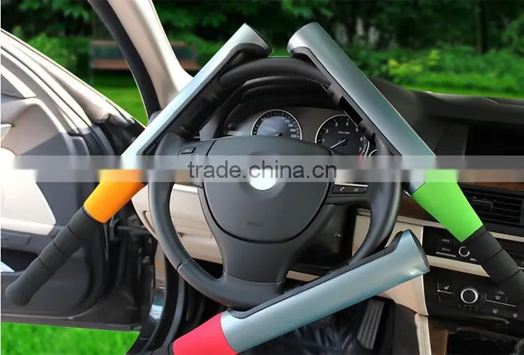 Universal car safty baseball bat steel wheel lock car wheel lock