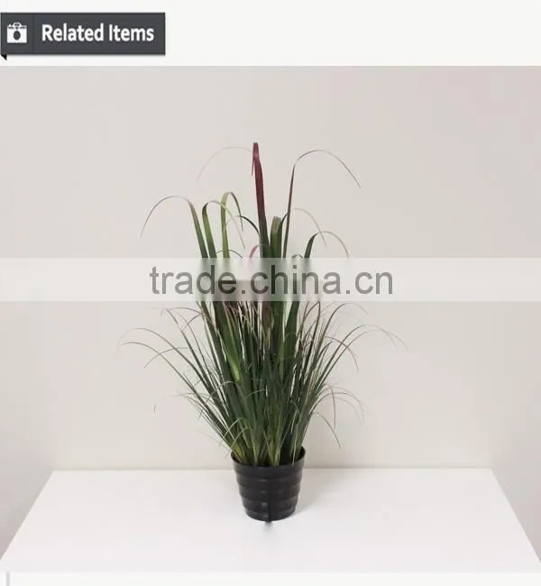 popular artificial plants in pot artificial onion grass purple grass