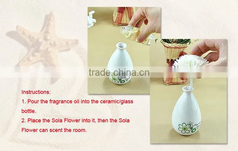 8cm Factory Blue Colorful Chrysanthemum Sola Diffuser Flower