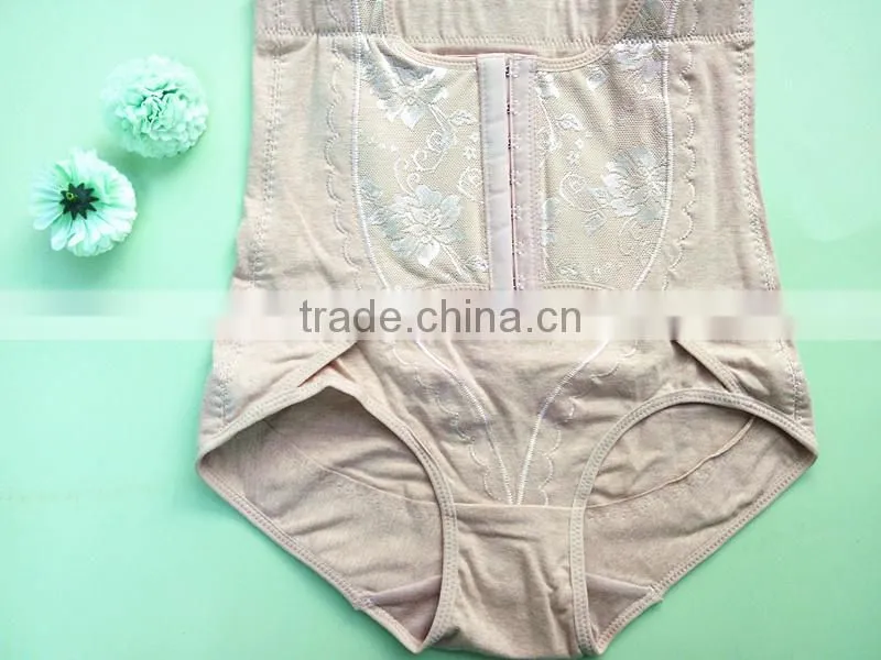 Woman cotton/spandex underwear high waist underwear slimming body shapers