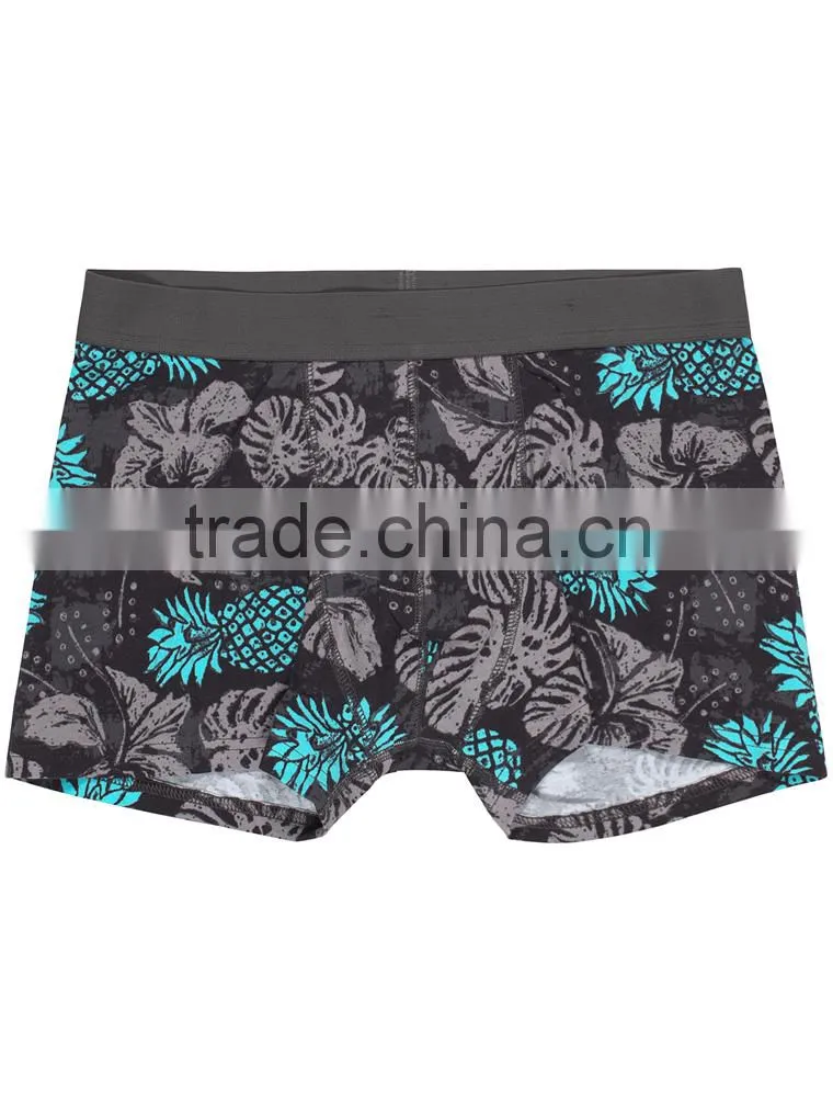 2016 new style print underwear for men boxer briefs