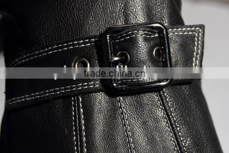 winter warmly leather gloves