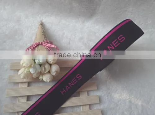 hi-ana ribbon 58 Wholesale silver shiny elastic edged binding tape for underwear