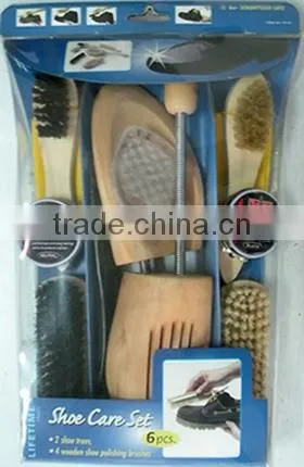 factory Easy handle travel usage shoe polish set manufacturer