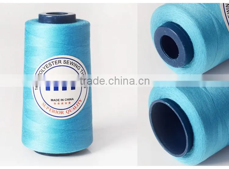 High quality different types of 100% spun polyester sewing thread
